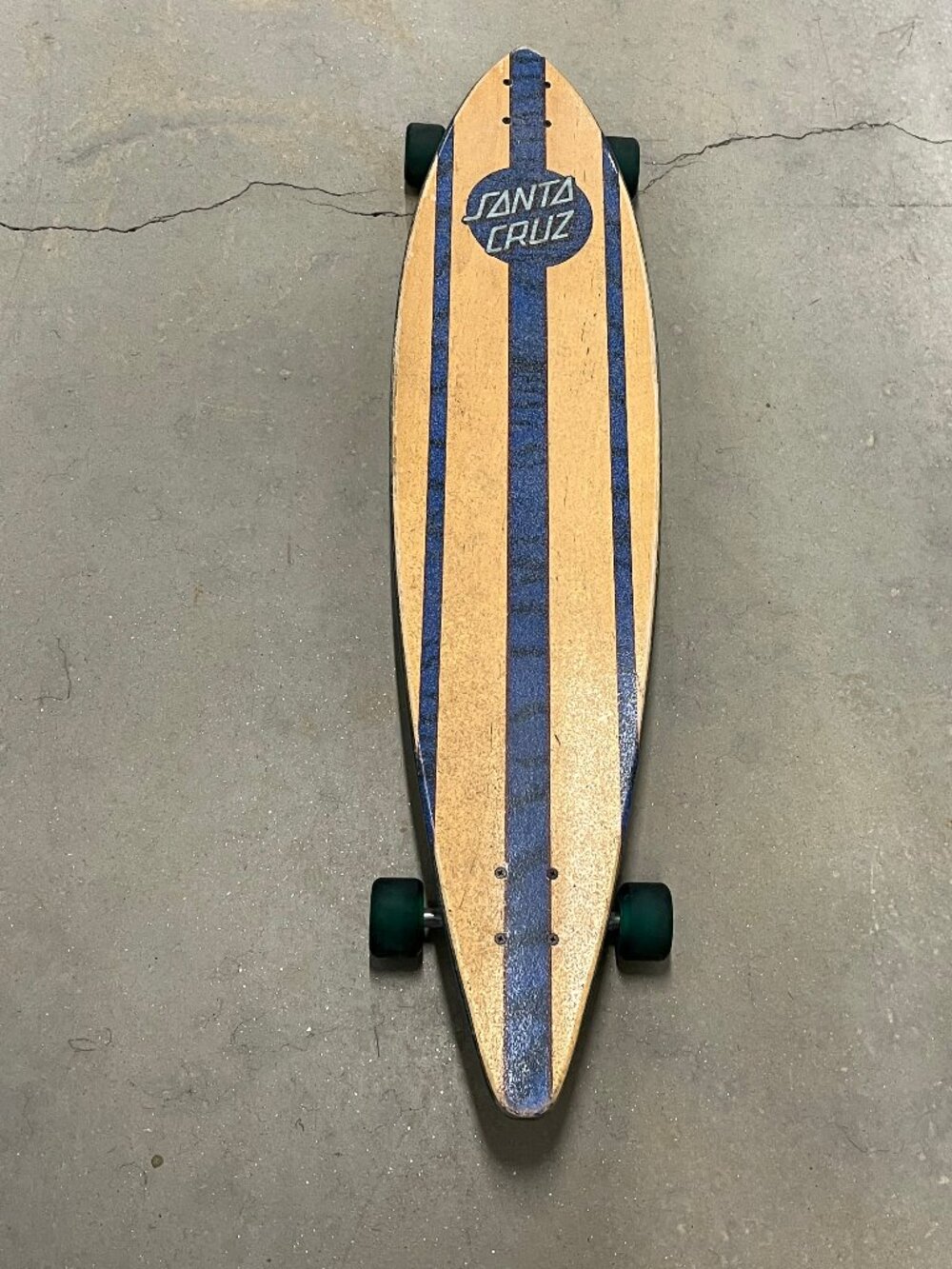 Santa Cruz Mahaka Blue Cruzer Pintail Complete Longboard